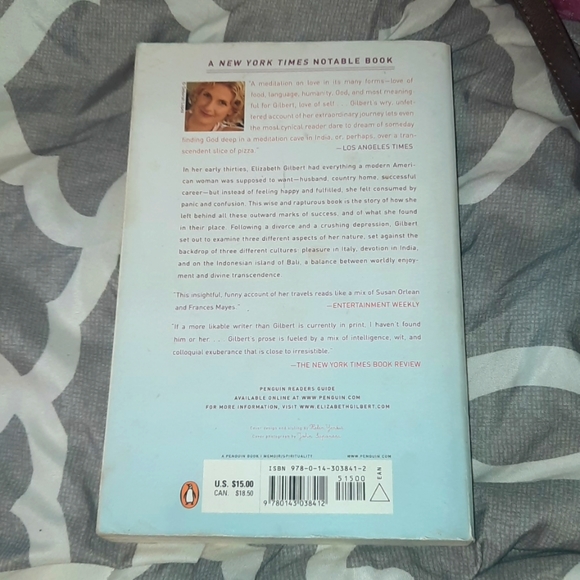 "Eat, Pray, Love" by Elizabeth Gilbert - Picture 2 of 2